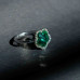 Clover Charm Silver Ring