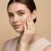 Silver Bolt Diamond Ring
