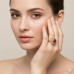 Red Radiance Solitaire Ring