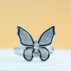 Silver Butterfly Ring