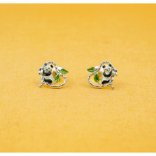 Mini Panda Stud Earrings