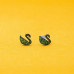 Swan Stud Earrings