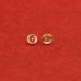 Elegant Swirl Circle Stud Earrings