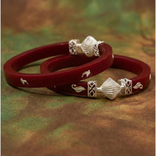 Mehroon Floral Heritage Kada