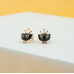 Royal Owl Silver Stud Earrings