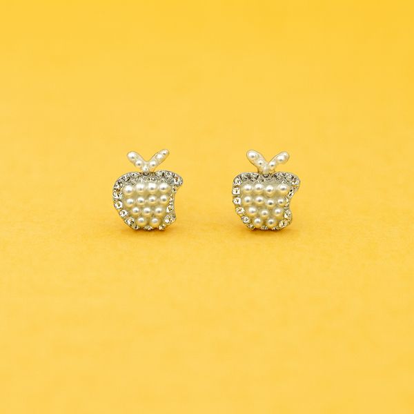 Sparkling Pineapple Stud Earrings