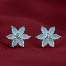 Sky Glow Flower Earrings
