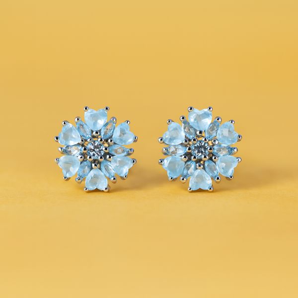 Blue Topaz Earrings