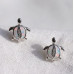 Cherry Blossom Tassel Stud Earrings