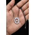 Azure Daisy Statement Pendant