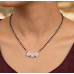 Crystal Star Mangalsutra Pendant