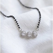 Crystal Star Mangalsutra Pendant