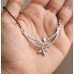 Floral Sparkle Silver Mangalsutra