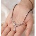 Crystal Flower Mangalsutra