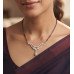 Crystal Flower Mangalsutra