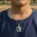 Square Frame Om Pendant