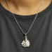 Ganpati Bappa Silver Pendant