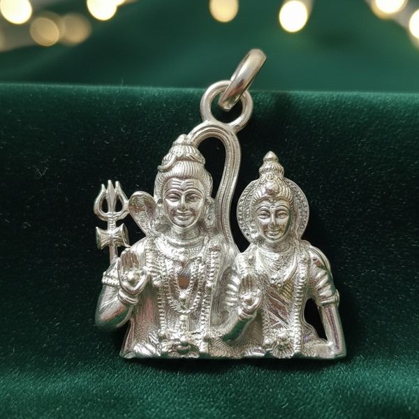 Shiv Parvati Murti Pendant