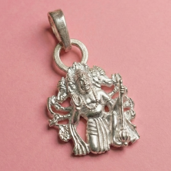 925 Sterling Silver Lord Shiva Pendant