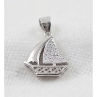 Siddhivinayak Grace Silver Pendant