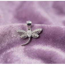 Snow Blossom Silver Pendant