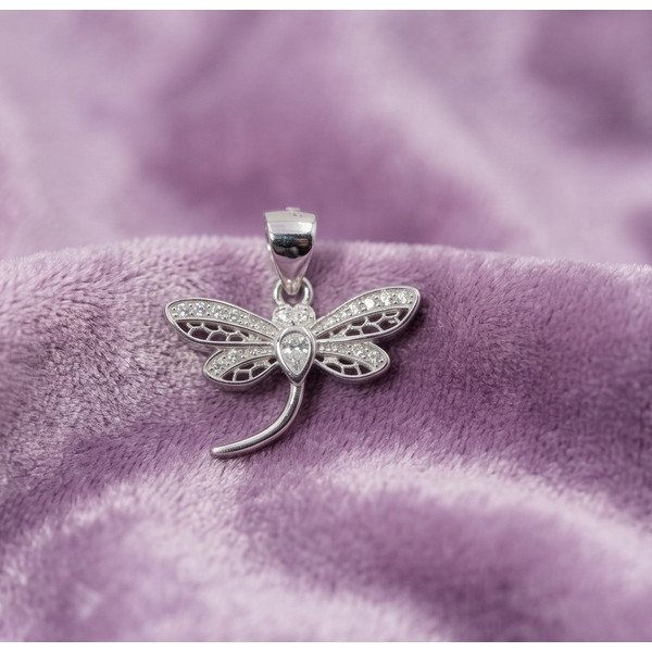 Snow Blossom Silver Pendant