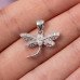 Snow Blossom Silver Pendant