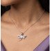Snow Blossom Silver Pendant