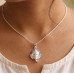 Crystal Bloom Flower Pendant