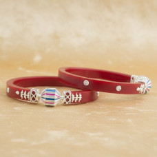 Traditional Red Bangles