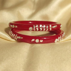 Classic Red Lac Bangles
