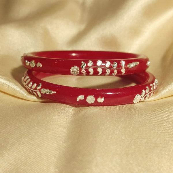 Classic Red Lac Bangles