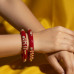 Classic Red Lac Bangles