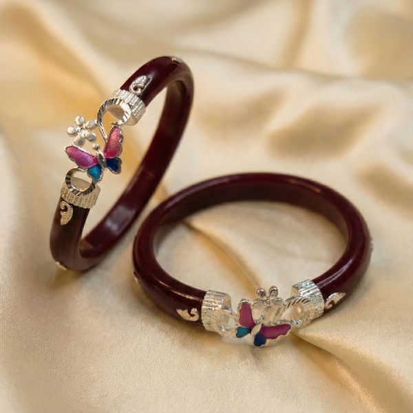 Butterfly Silver Bangles