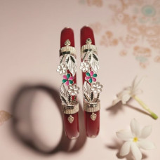 Designer Maroon Bangles