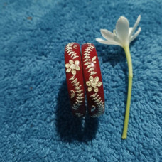 Festive Wear Red Bangles