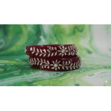 Maroon Ethnic Designer Bangle | Party Wear Jewelry