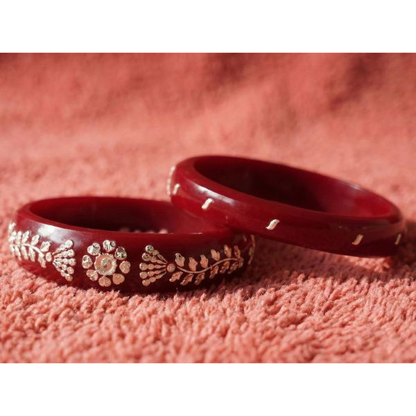 Timeless Floral Inlay Kada