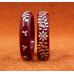 Gulnaar Maroon Designer Bangles