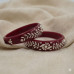 Zarqa Maroon Ethnic Bangles