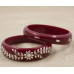 Crimson Bloom Heritage Bangles