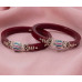 Ruby Heritage Silver Bangles