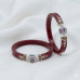 Ruby Heritage Silver Bangles