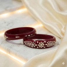 Ruby Vine Elegance Bangles