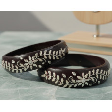 Noir Grid Statement Cuff