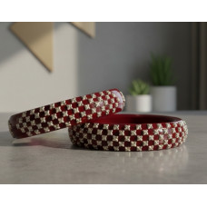 Scarlet Bloom Designer Bangles