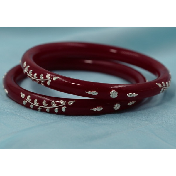 Ruby Elegance Bangle Set
