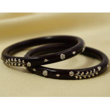 Crimson Vine Designer Bangles