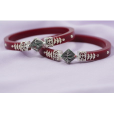 Scarlet Sparkle Festive Bangles