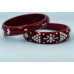 Royal Maroon Floral Elegance Bangles